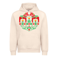 Sandshell swedish dala horse folk art t shirt Urban Hoodie - linhVisuals