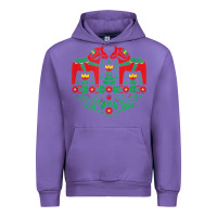 Tulip swedish dala horse folk art t shirt Urban Hoodie - linhVisuals