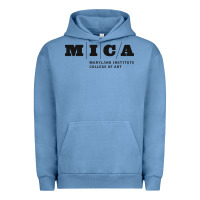 Pigment Pebble Blue Maryland Institute College of Art Urban Hoodie - linhVisuals