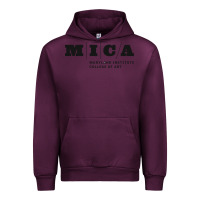 Mauve Wine Maryland Institute College of Art Urban Hoodie - linhVisuals