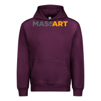 Mauve Wine Massachusetts College of Art and Design Urban Hoodie - linhVisuals