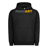 Pigment Black Massachusetts College of Art and Design Urban Hoodie - linhVisuals