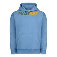 Pigment Pebble Blue Massachusetts College of Art and Design Urban Hoodie - linhVisuals