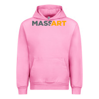 Fuchsia Pink Massachusetts College of Art and Design Urban Hoodie - linhVisuals