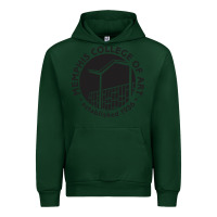 Forest Green Memphis College of Art Urban Hoodie - linhVisuals
