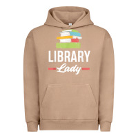 Pigment Burro womens funny library lady librarian library assistant t shirt Urban Hoodie - linhVisuals