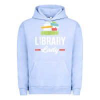 Pigment Grape Ice womens funny library lady librarian library assistant t shirt Urban Hoodie - linhVisuals