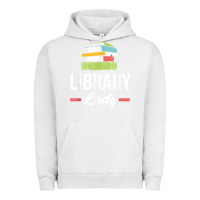 Pigment Lunar Rock womens funny library lady librarian library assistant t shirt Urban Hoodie - linhVisuals