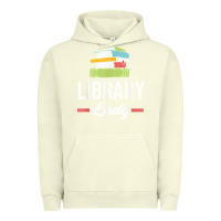Pigment Pistachio womens funny library lady librarian library assistant t shirt Urban Hoodie - linhVisuals