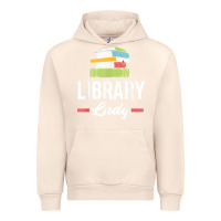 Sandshell womens funny library lady librarian library assistant t shirt Urban Hoodie - linhVisuals