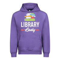 Tulip womens funny library lady librarian library assistant t shirt Urban Hoodie - linhVisuals