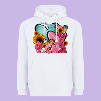 Cna Nurse Heavyweight Hoodie Designed By Jahusdesignshop