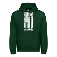 Forest Green violates community standards apparel community t shirt Urban Hoodie - linhVisuals