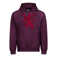 Mauve Wine lion rampant of scotland, royal banner, royal arms, scottish pride Urban Hoodie - linhVisuals