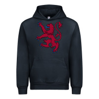 Navy lion rampant of scotland, royal banner, royal arms, scottish pride Urban Hoodie - linhVisuals