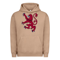 Pigment Burro lion rampant of scotland, royal banner, royal arms, scottish pride Urban Hoodie - linhVisuals