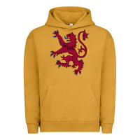 Pigment Peanut Butter lion rampant of scotland, royal banner, royal arms, scottish pride Urban Hoodie - linhVisuals