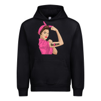 Black believe cancer awareness women gift Urban Hoodie - linhVisuals