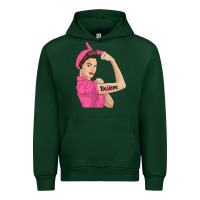 Forest Green believe cancer awareness women gift Urban Hoodie - linhVisuals