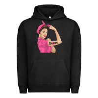 Pigment Black believe cancer awareness women gift Urban Hoodie - linhVisuals