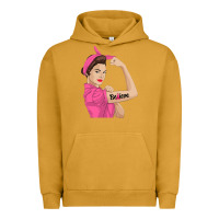 Pigment Peanut Butter believe cancer awareness women gift Urban Hoodie - linhVisuals