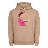 Pigment Burro believe cancer awareness women gift Urban Hoodie - linhVisuals