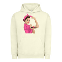 Pigment Pistachio believe cancer awareness women gift Urban Hoodie - linhVisuals