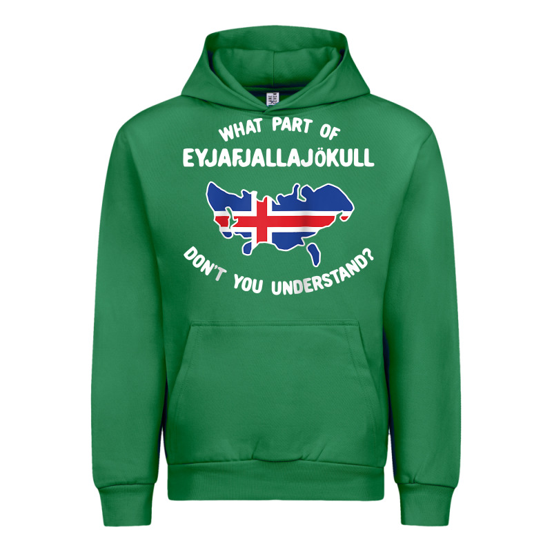What Part Of Eyjafjallajökull Don't You Understand Raglan Baseball Te Urban Hoodie by linhVisuals | Teevron