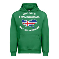 Emerald what part of eyjafjallajökull don't you understand raglan baseball te Urban Hoodie - linhVisuals