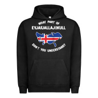 Pigment Black what part of eyjafjallajökull don't you understand raglan baseball te Urban Hoodie - linhVisuals