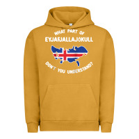 Pigment Peanut Butter what part of eyjafjallajökull don't you understand raglan baseball te Urban Hoodie - linhVisuals