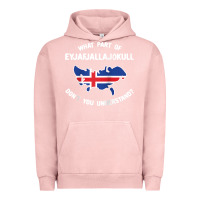 Pigment Salmon what part of eyjafjallajökull don't you understand raglan baseball te Urban Hoodie - linhVisuals