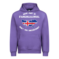 Tulip what part of eyjafjallajökull don't you understand raglan baseball te Urban Hoodie - linhVisuals