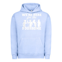 Pigment Grape Ice we're here for the foursome funny sarcasm golf lover golfer t shirt Urban Hoodie - linhVisuals