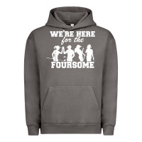 Pigment Tornado we're here for the foursome funny sarcasm golf lover golfer t shirt Urban Hoodie - linhVisuals