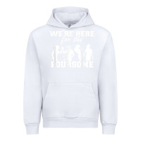 White we're here for the foursome funny sarcasm golf lover golfer t shirt Urban Hoodie - linhVisuals