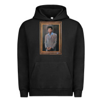 Pigment Black seinfeld the kramer portrait t shirt Urban Hoodie - linhVisuals