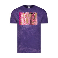 Cloud Purple cancer brushstroke Vintage Tee - FaDigitalArtStudio