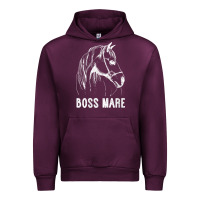 Mauve Wine womens boss mare horseback riding equestrians men horse women gift v n Urban Hoodie - linhVisuals