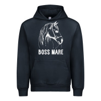 Navy womens boss mare horseback riding equestrians men horse women gift v n Urban Hoodie - linhVisuals
