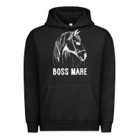 Pigment Black womens boss mare horseback riding equestrians men horse women gift v n Urban Hoodie - linhVisuals