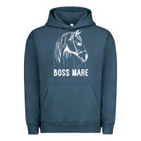Pigment Midnight Navy womens boss mare horseback riding equestrians men horse women gift v n Urban Hoodie - linhVisuals