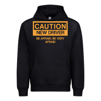 Black caution new student driver funny Urban Hoodie - linhVisuals
