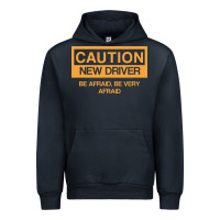 Navy caution new student driver funny Urban Hoodie - linhVisuals