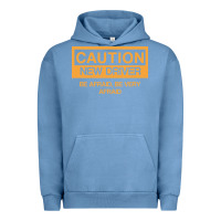 Pigment Pebble Blue caution new student driver funny Urban Hoodie - linhVisuals