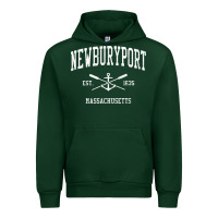 Forest Green newburyport ma vintage crossed oars & boat anchor sports t shirt Urban Hoodie - linhVisuals