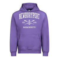 Tulip newburyport ma vintage crossed oars & boat anchor sports t shirt Urban Hoodie - linhVisuals