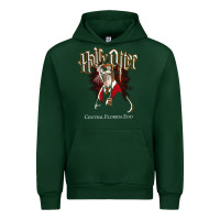 Forest Green hairy otter [tb] Urban Hoodie - linhVisuals