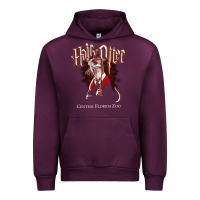 Mauve Wine hairy otter [tb] Urban Hoodie - linhVisuals