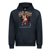 Navy hairy otter [tb] Urban Hoodie - linhVisuals